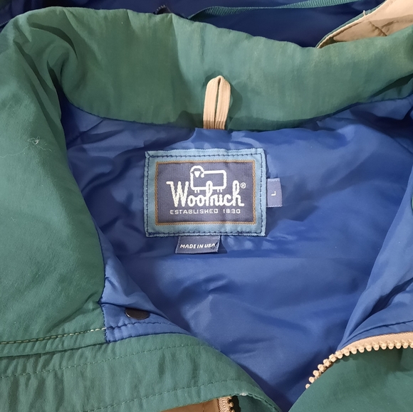 VTG Woolrich Insulated Nylon Hooded Parka Jacket - Picture 8 of 8